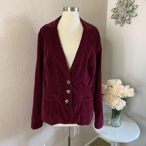 Lane Bryant Corduroy Blazer Size 20